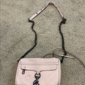 Pink Rebecca Minkoff crossbody bag